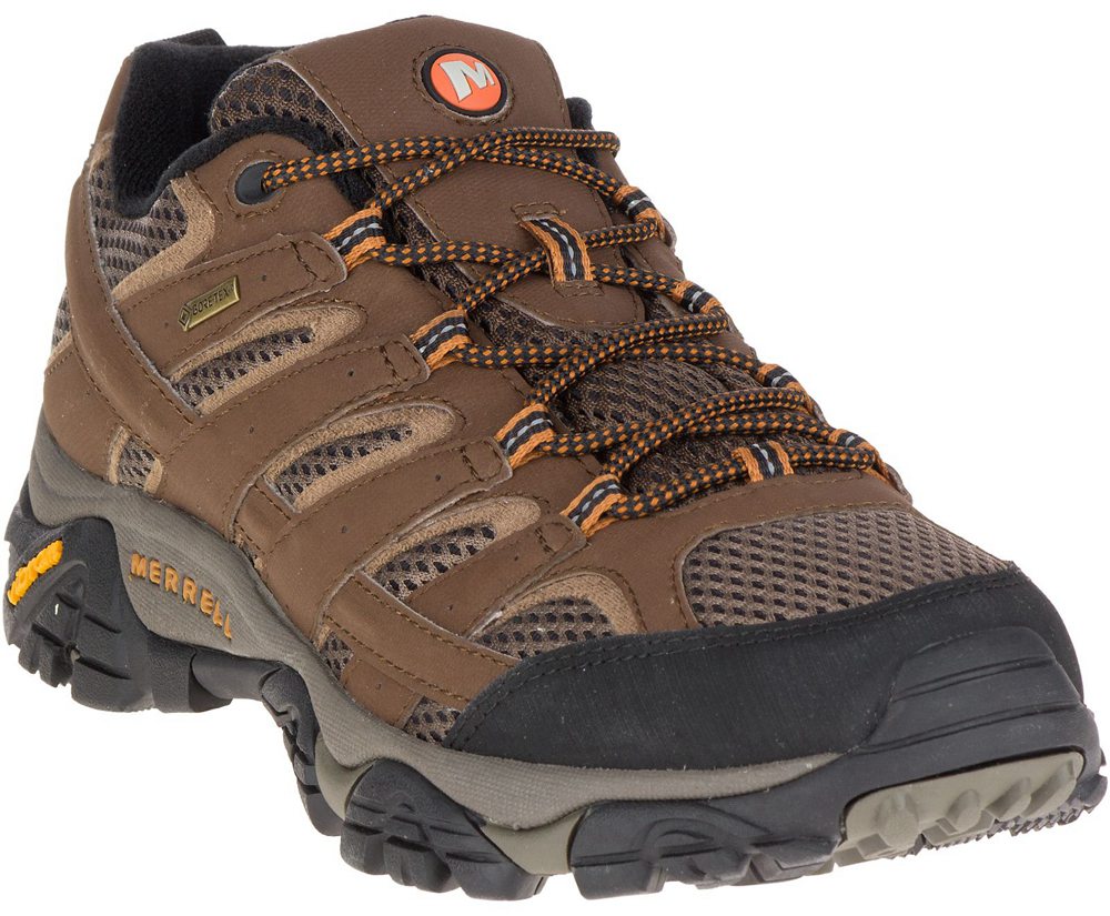 Merrell Hiking Shoes Brown - Moab 2 GORE -TEX® Wide Width - Mens 20VQWRUBL